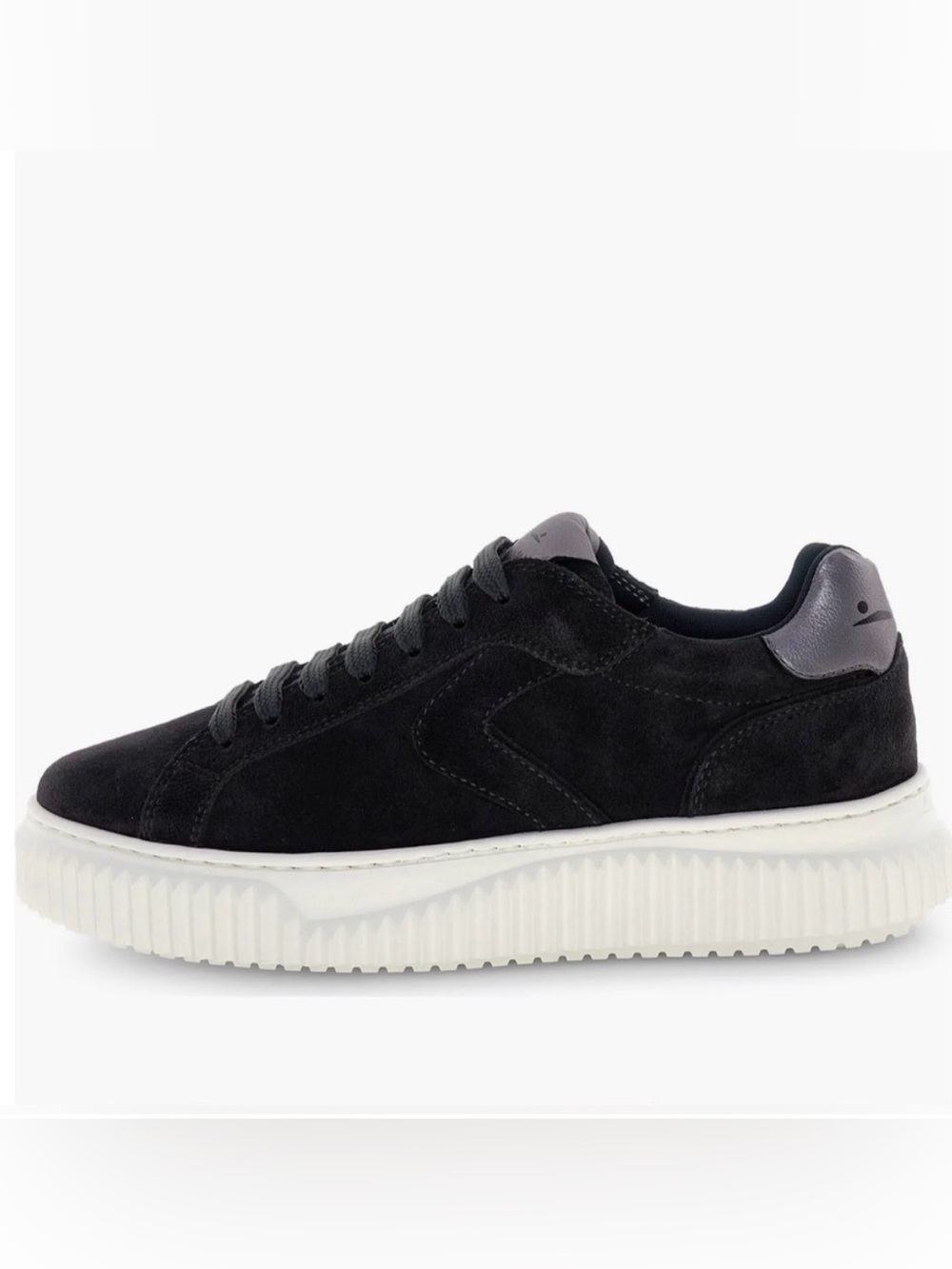 NWT VOILE BLANCHE LIPARI Suede Sneaker in Carbonio